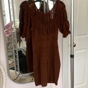 Catherine Malandrino knit bodycon dress.